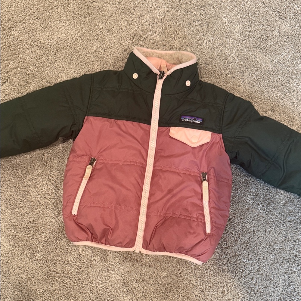 Patagonia Kids' Two-Tone Puffer Jacket - reversible!!